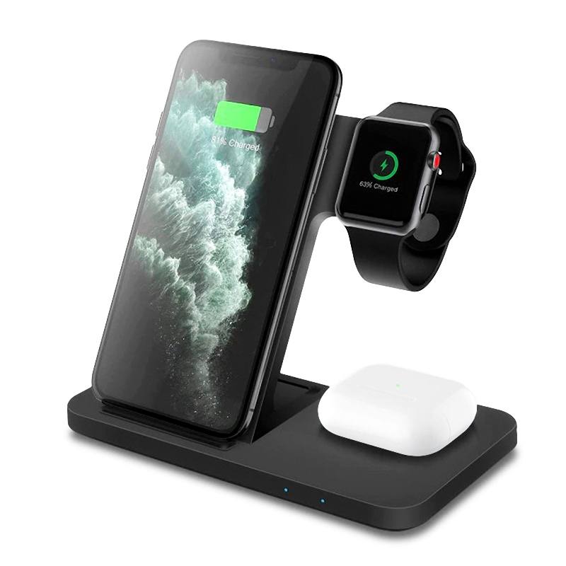 Fast Wireless 3-in-1 Phone Charging